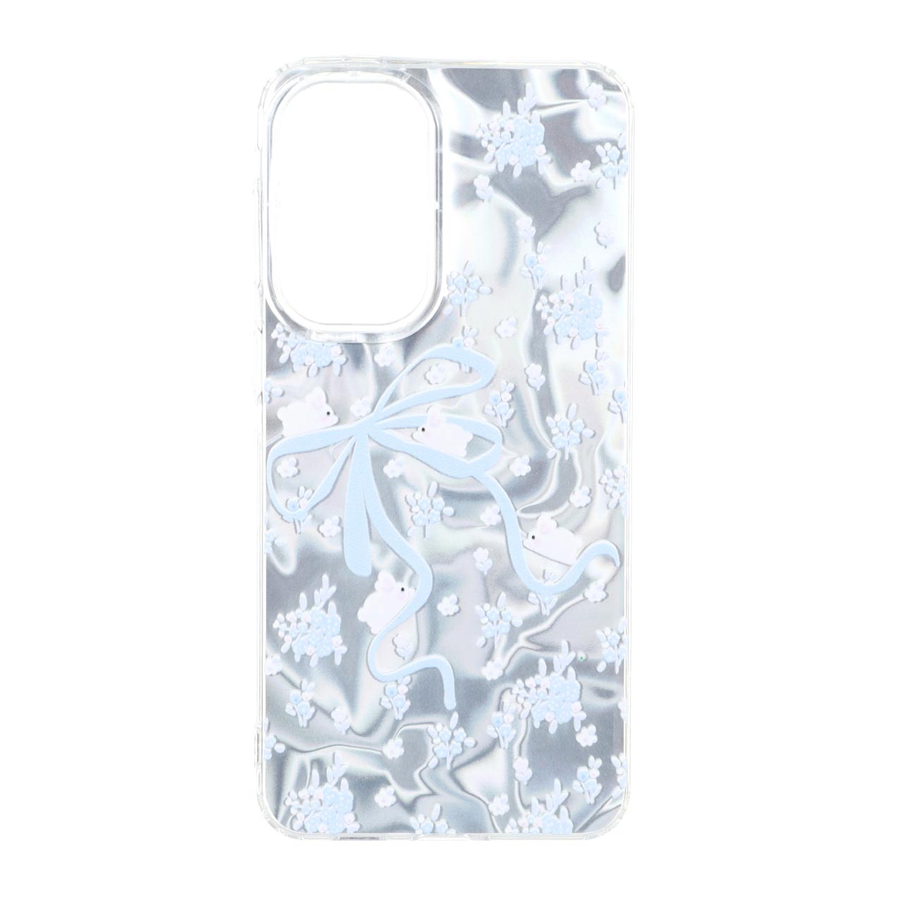 قاب Silver Cloud دور ژله ای طرح دار Samsung Galaxy A57 - کد 292